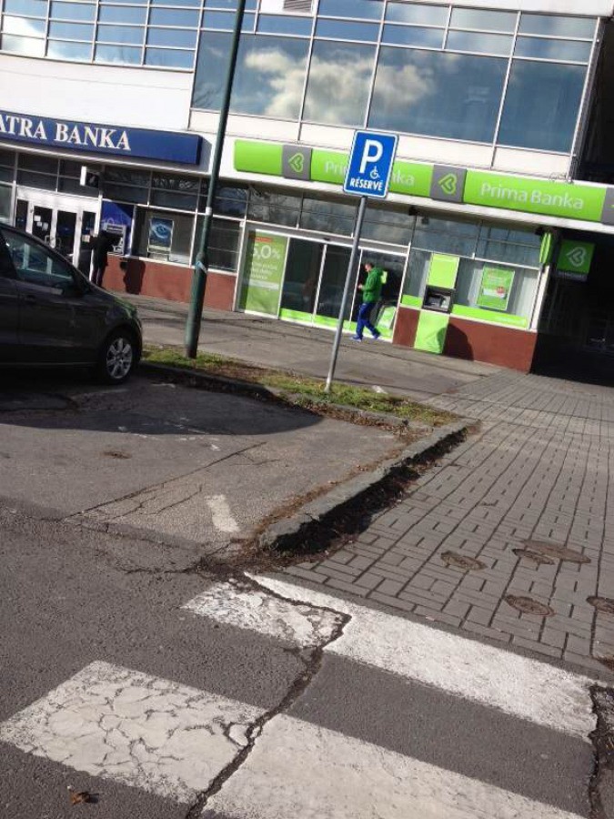 Vozičkárske parkovacie miesto