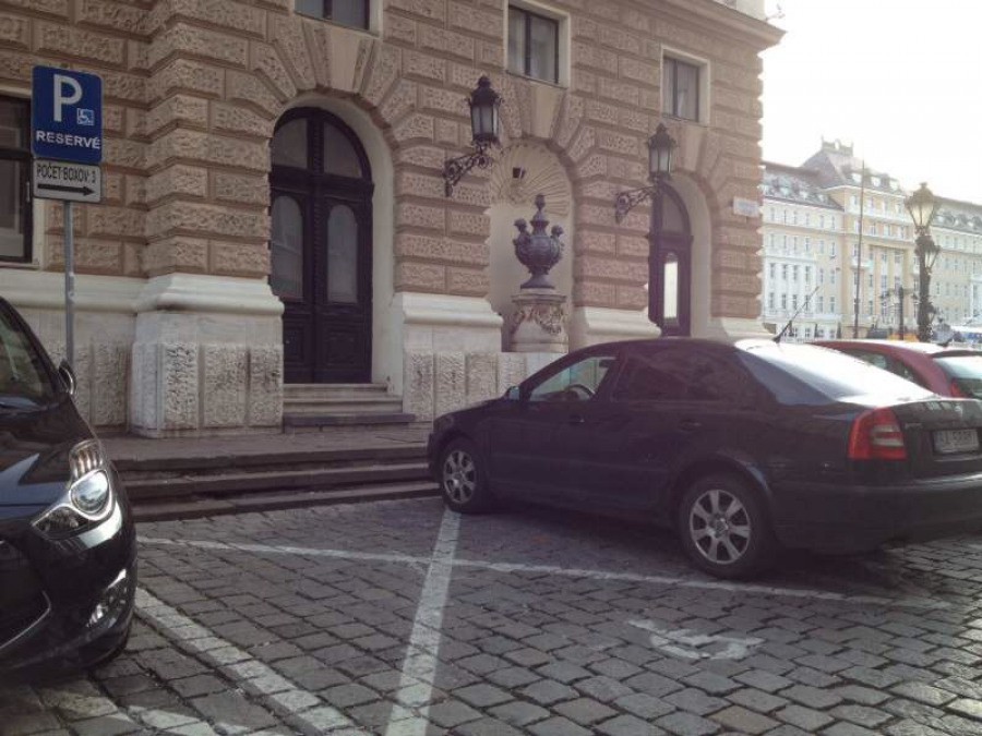 Vozičkárske parkovacie miesto