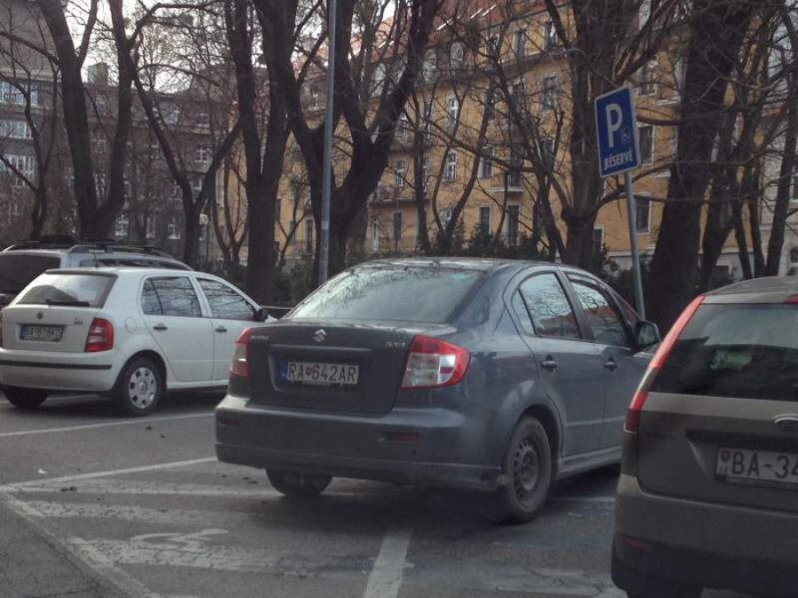 Vozičkárske parkovacie miesto