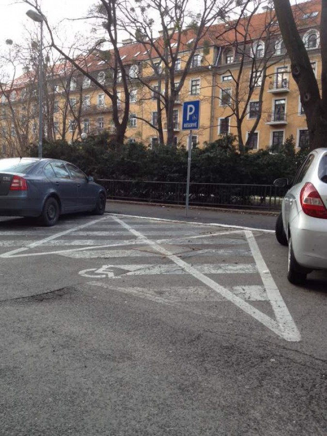 Vozičkárske parkovacie miesto