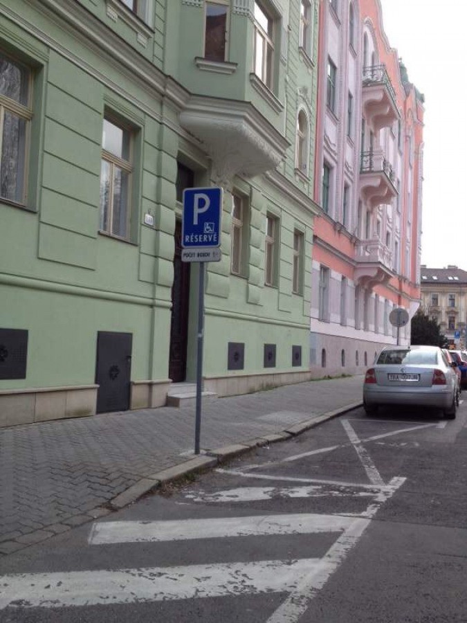 Vozičkárske parkovacie miesto