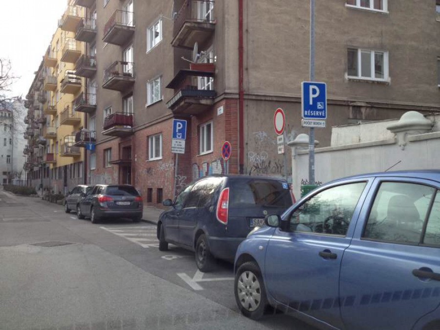 Vozičkárske parkovacie miesto