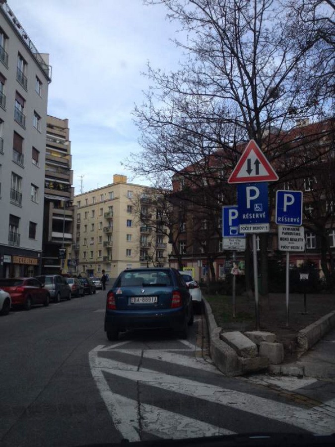 Vozičkárske parkovacie miesto