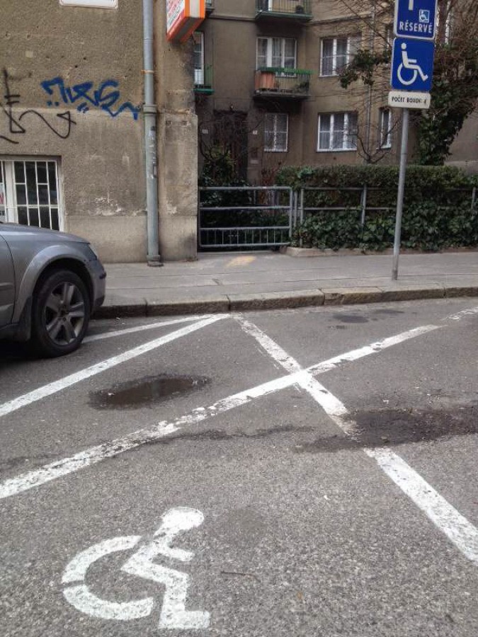 Vozičkárske parkovacie miesto