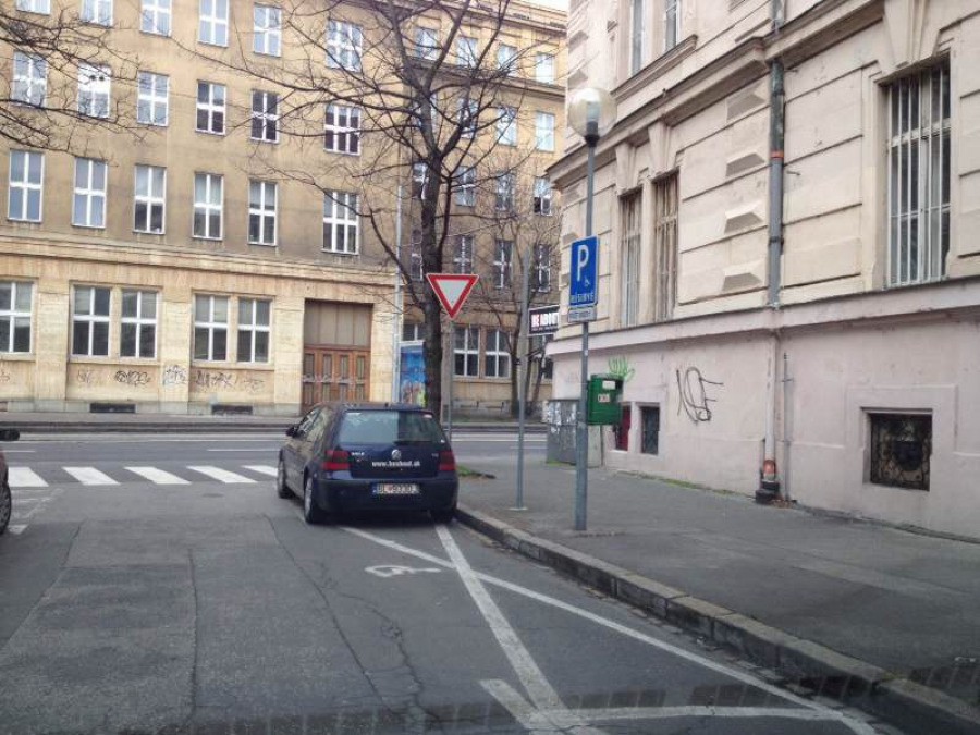 Vozičkárske parkovacie miesto