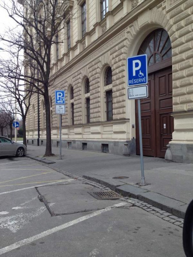 Vozičkárske parkovacie miesto