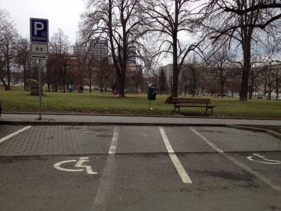 Vozičkárske parkovacie miesto