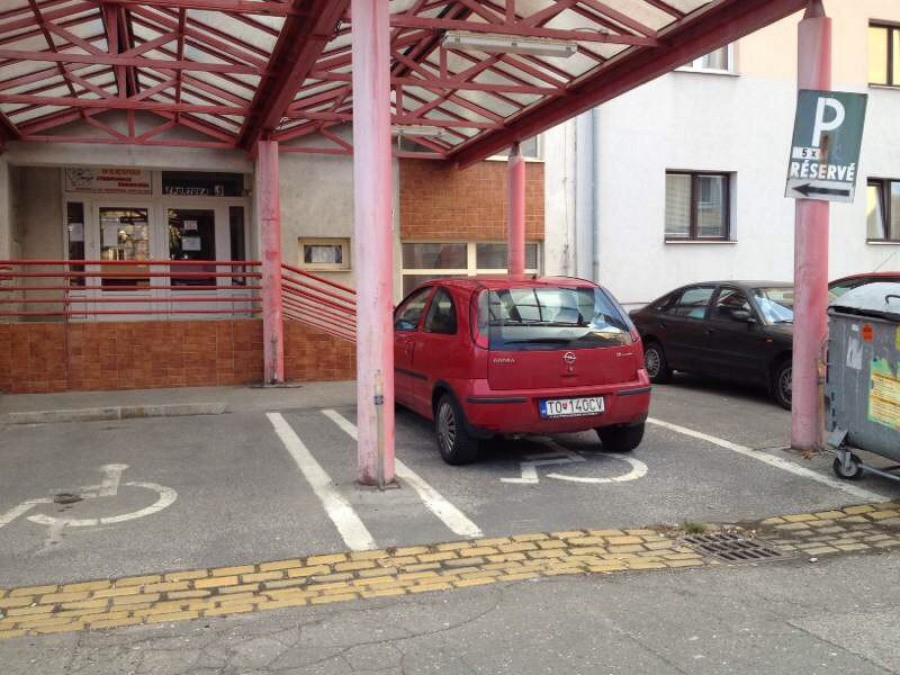 Vozičkárske parkovacie miesto