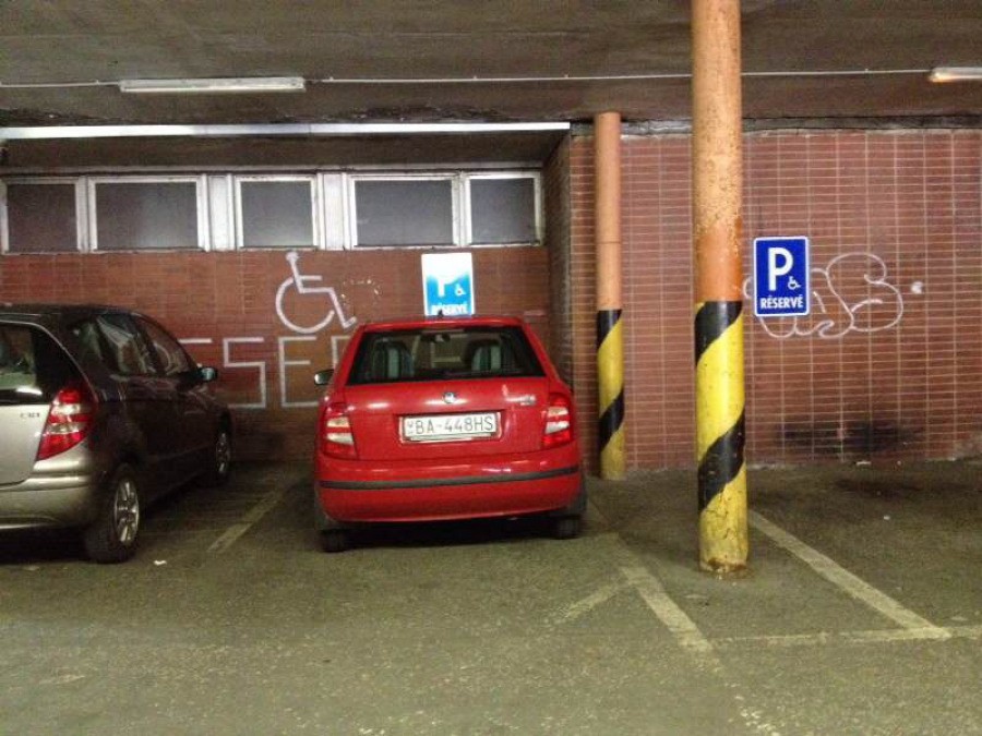 Vozičkárske parkovacie miesto