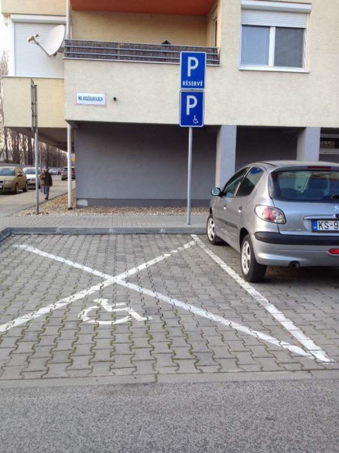 Vozičkárske parkovacie miesto