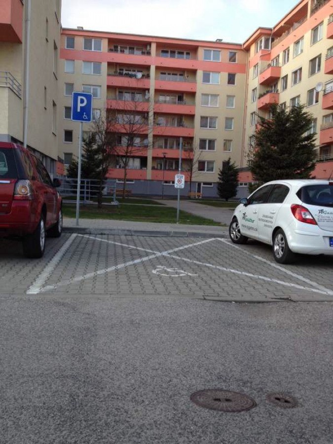 Vozičkárske parkovacie miesto