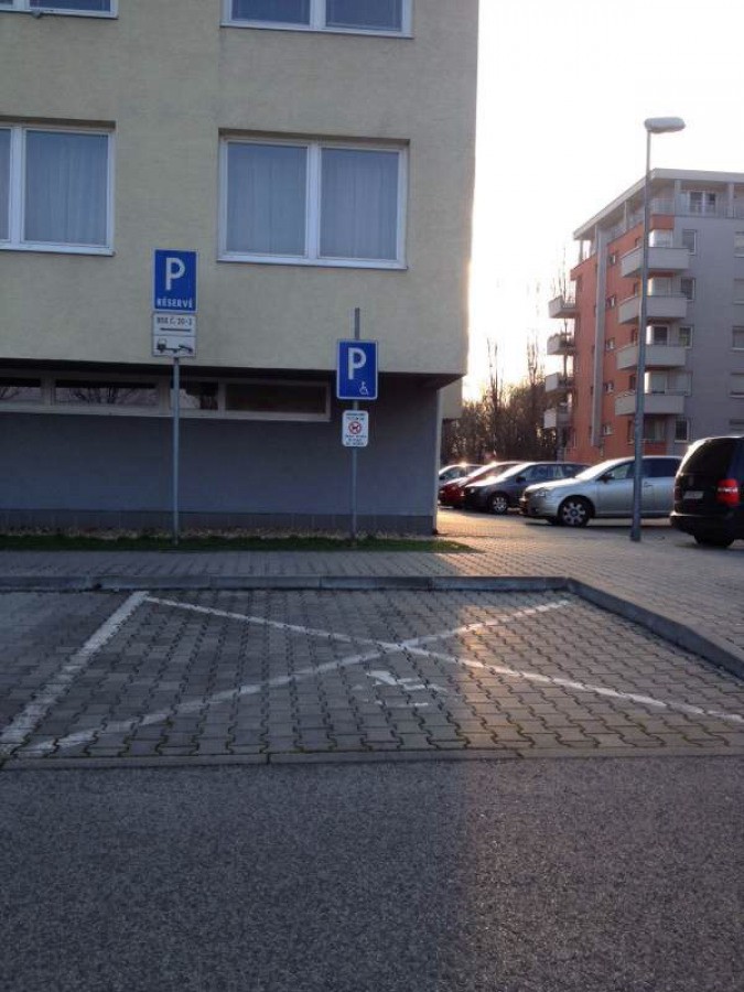 Vozičkárske parkovacie miesto