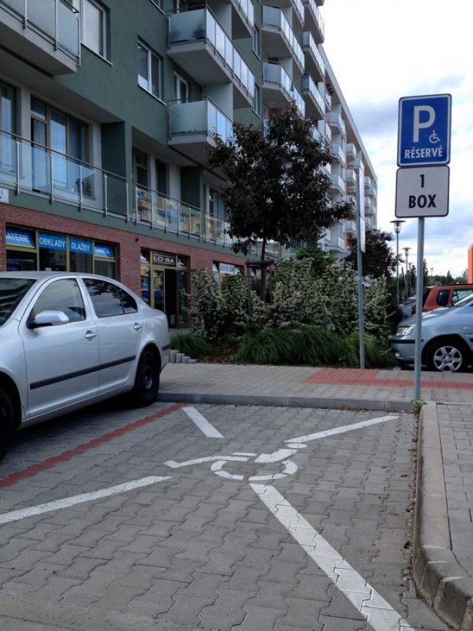 Vozičkárske parkovacie miesto