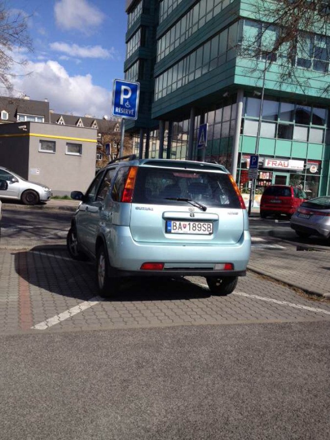 Vozičkárske parkovacie miesto