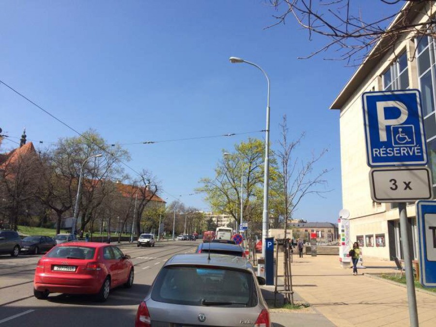 Vozičkárske parkovacie miesto