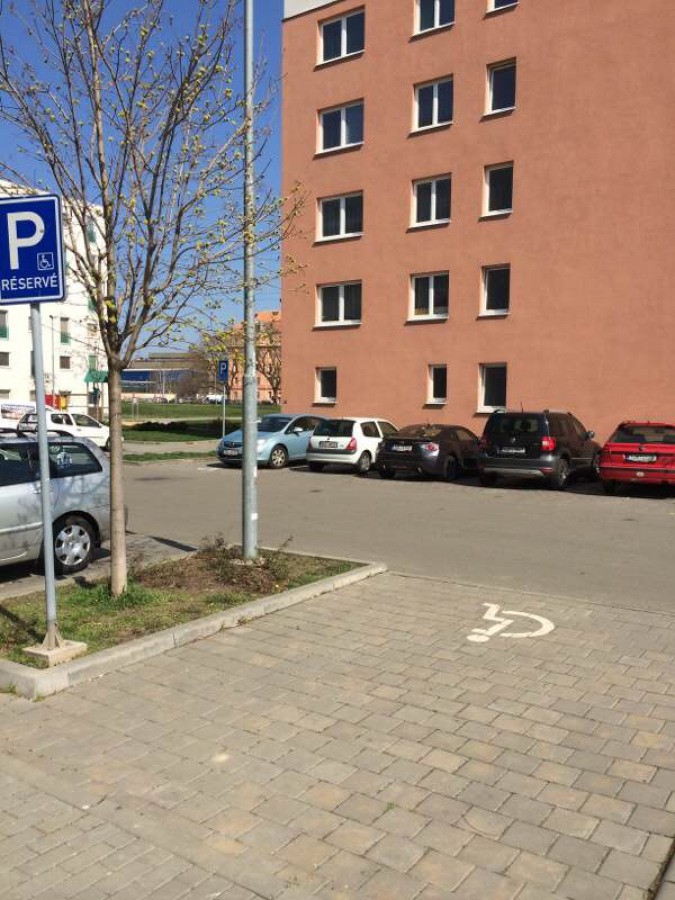 Vozičkárske parkovacie miesto