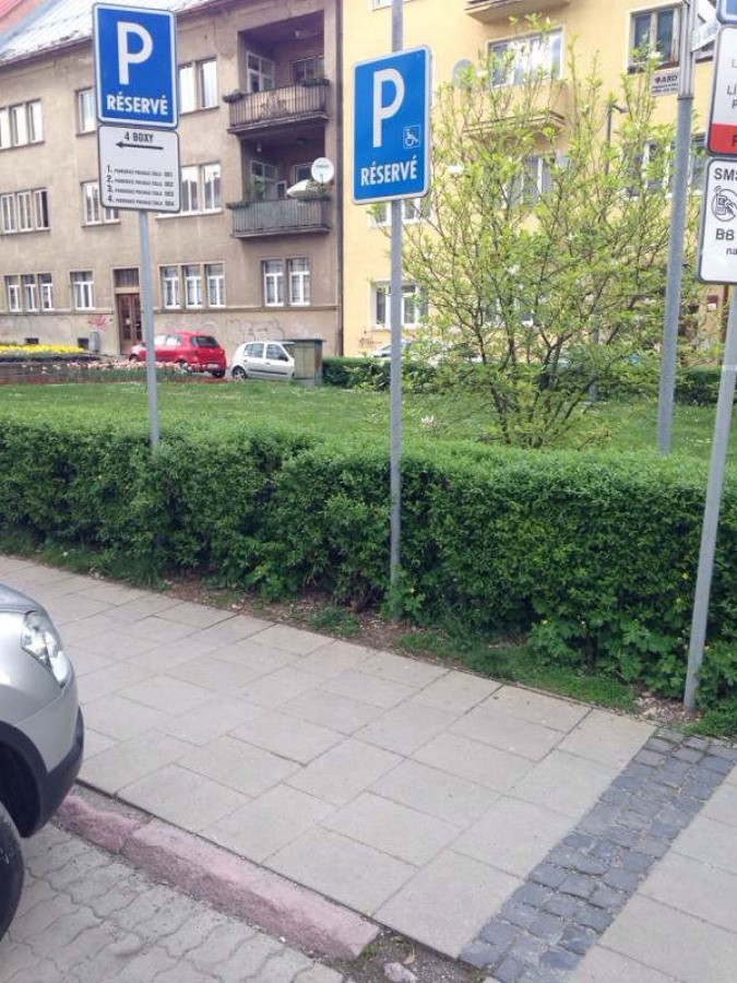 Vozičkárske parkovacie miesto