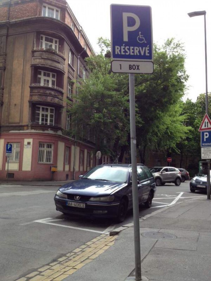 Vozičkárske parkovacie miesto