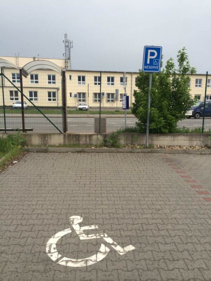 Vozičkárske parkovacie miesto