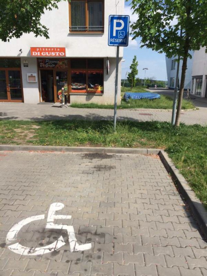 Vozičkárske parkovacie miesto
