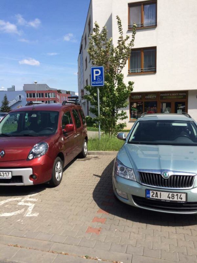 Vozičkárske parkovacie miesto