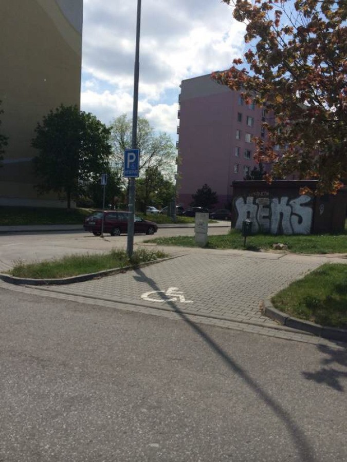 Vozičkárske parkovacie miesto