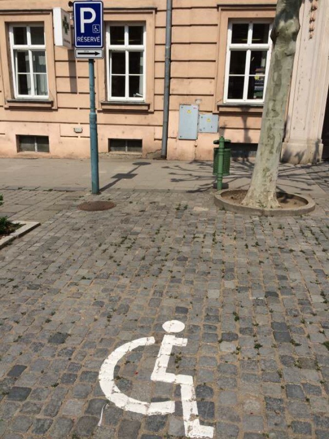 Vozičkárske parkovacie miesto