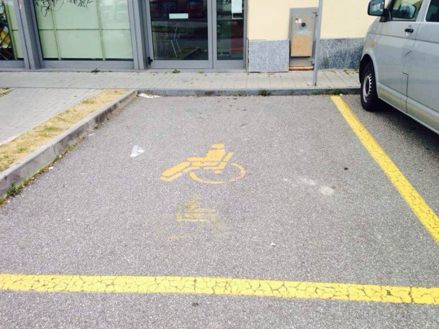 Vozičkárske parkovacie miesto