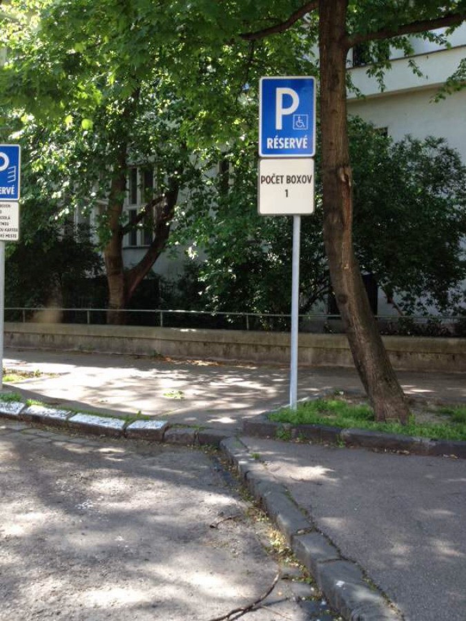 Vozičkárske parkovacie miesto