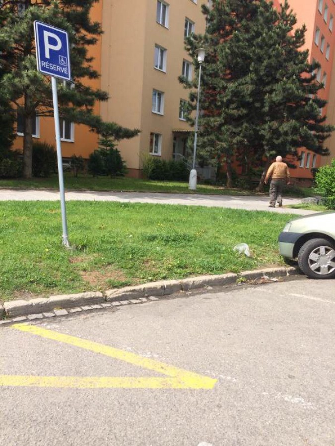 Vozičkárske parkovacie miesto