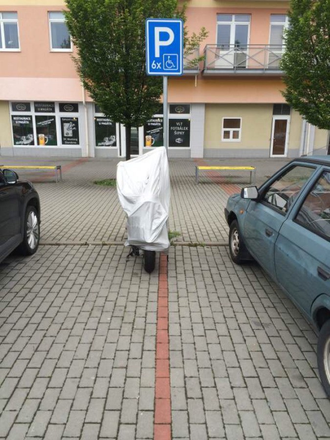 Vozičkárske parkovacie miesto