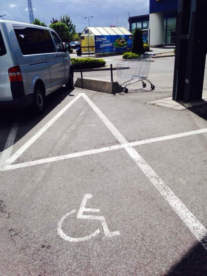 Vozičkárske parkovacie miesto