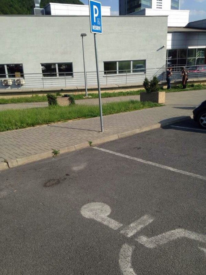 Vozičkárske parkovacie miesto