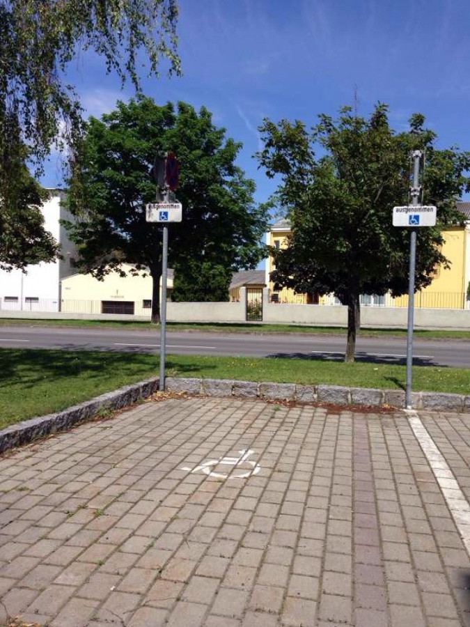 Vozičkárske parkovacie miesto