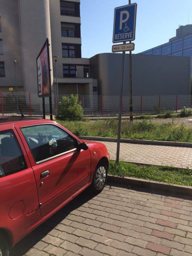 Vozičkárske parkovacie miesto