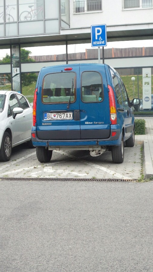 Vozičkárske parkovacie miesto