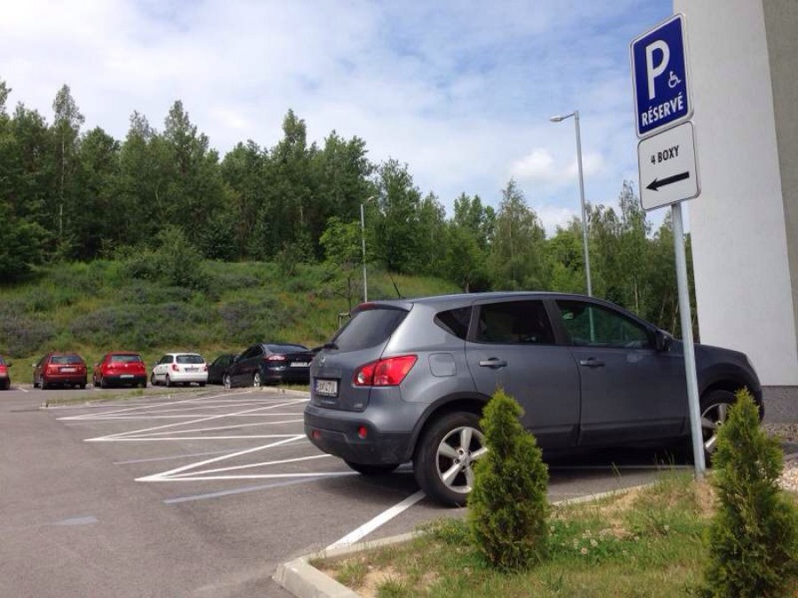 Vozičkárske parkovacie miesto