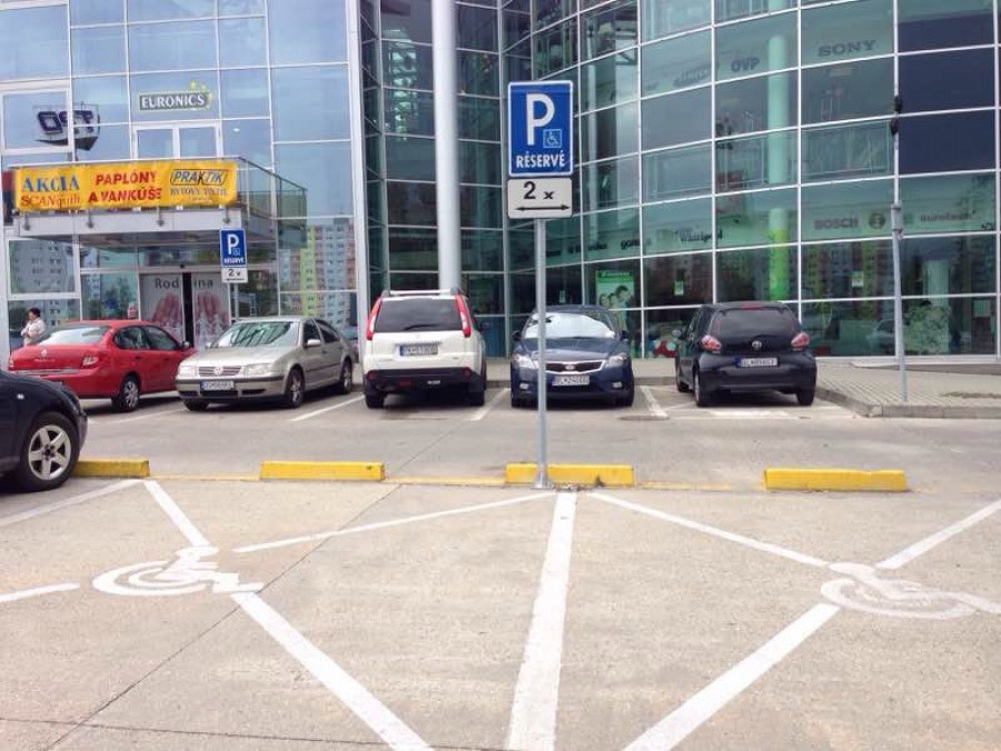 Vozičkárske parkovacie miesto