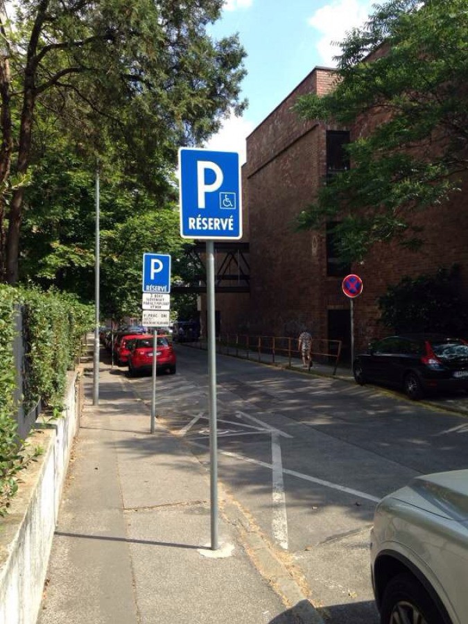 Vozičkárske parkovacie miesto