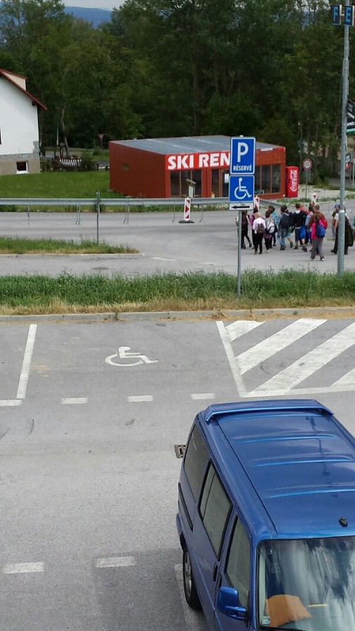 Vozičkárske parkovacie miesto