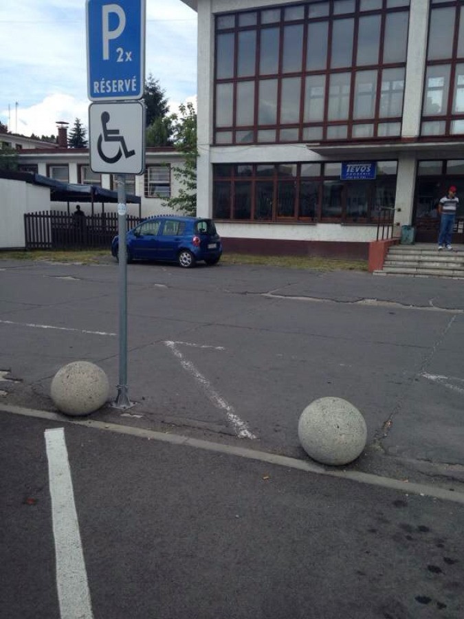 Vozičkárske parkovacie miesto