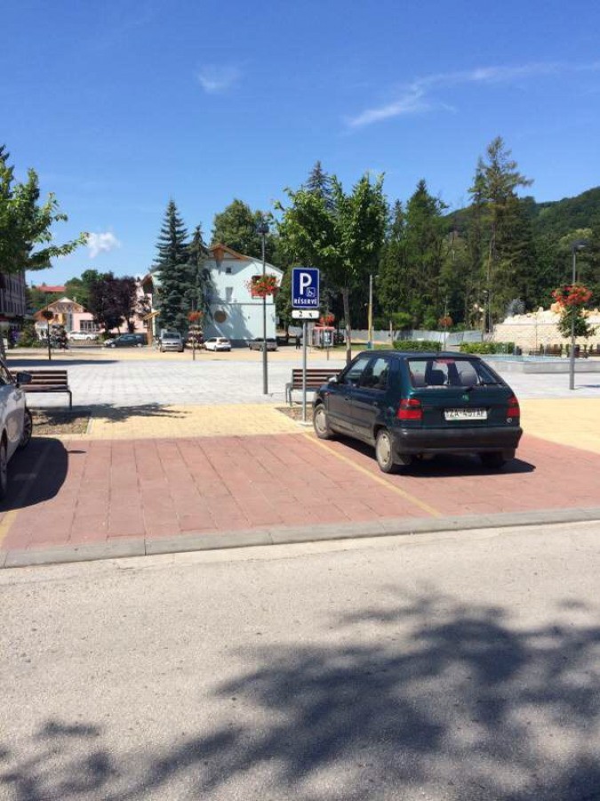 Vozičkárske parkovacie miesto