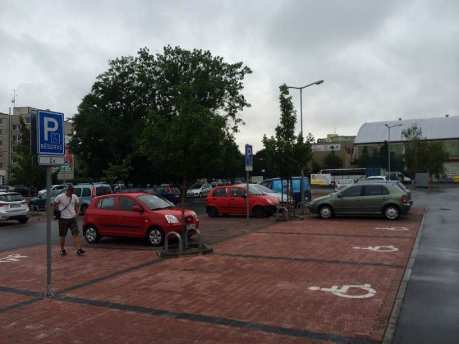 Vozičkárske parkovacie miesto