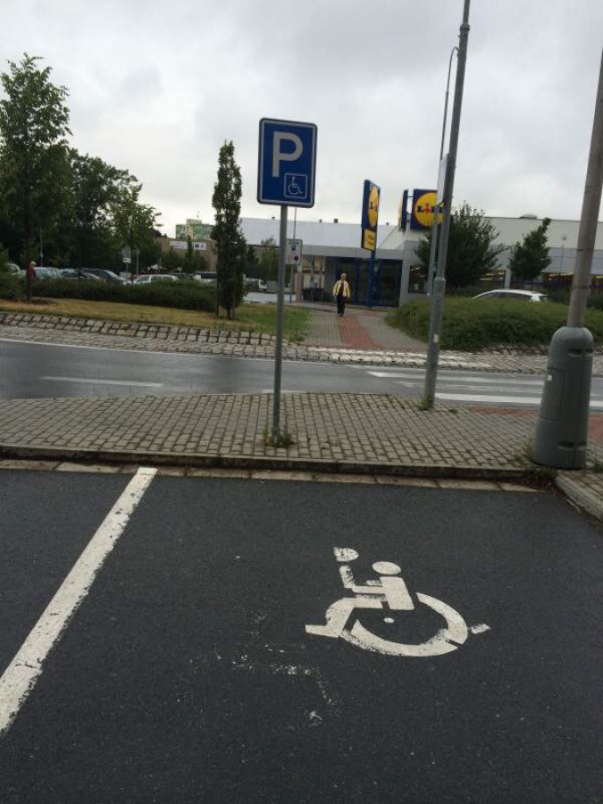 Vozičkárske parkovacie miesto