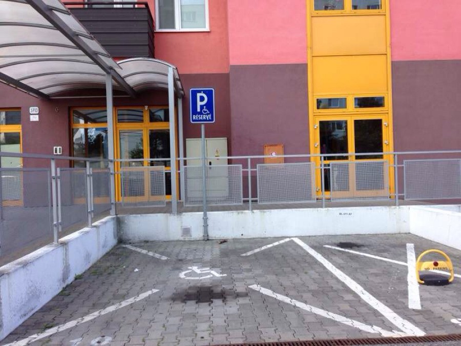 Vozičkárske parkovacie miesto