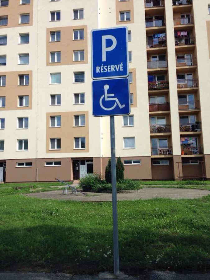Vozičkárske parkovacie miesto