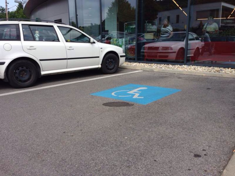 Vozičkárske parkovacie miesto