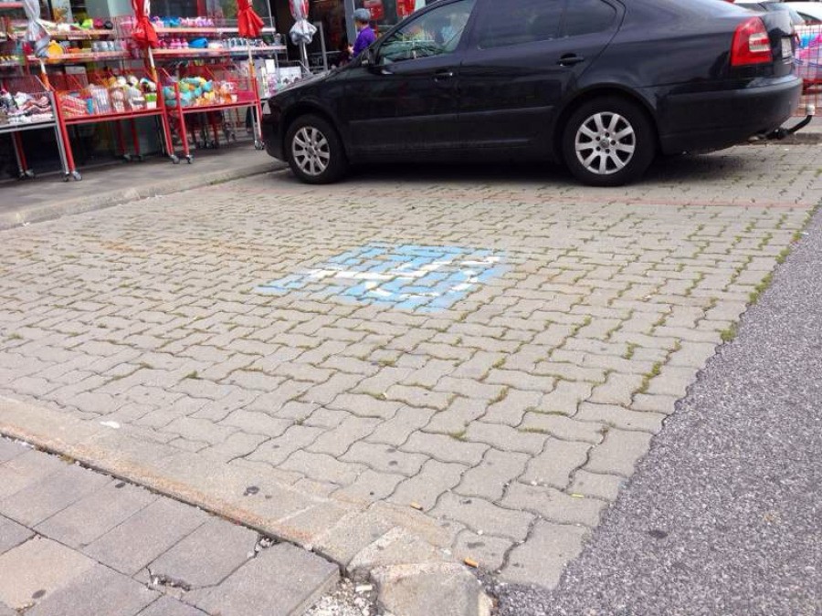 Vozičkárske parkovacie miesto