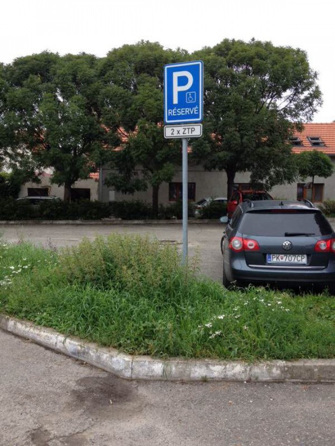 Vozičkárske parkovacie miesto