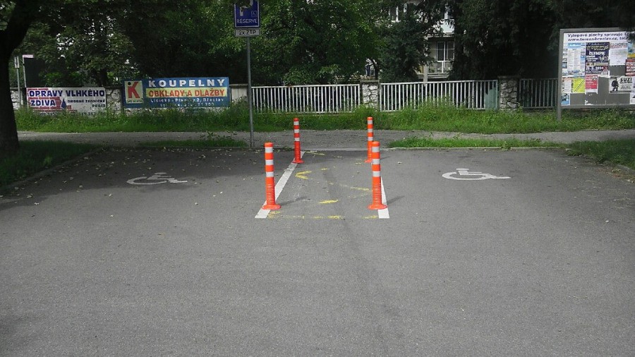 Vozičkárske parkovacie miesto